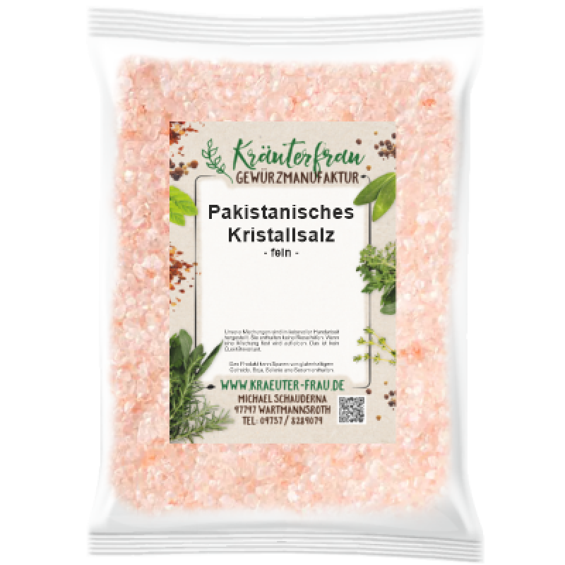 Pakistanisches-Kristallsalz, fein - 100 g
